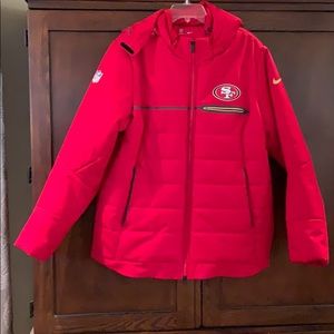 49ers Red On Field Apparel Winter Jacket